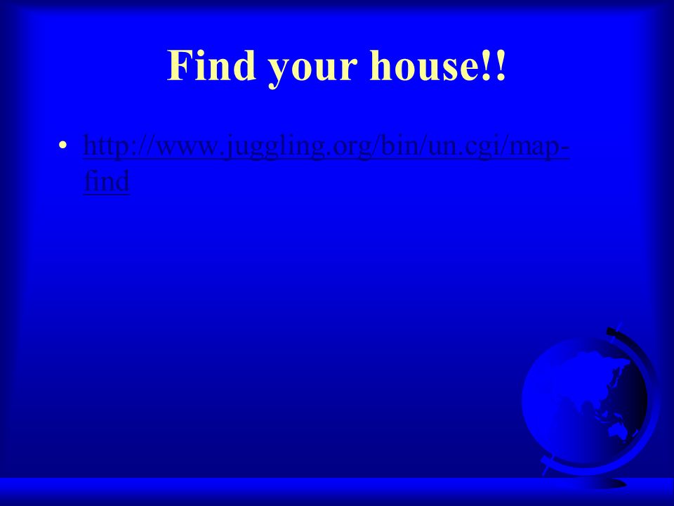 Find your house!!