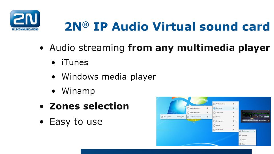 2N® IP Audio Virtual sound card