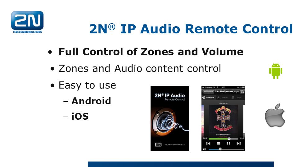 2N® IP Audio Remote Control