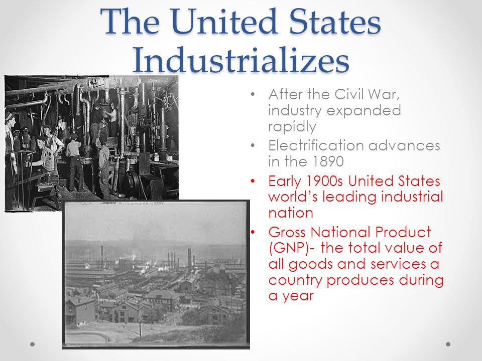 industrialization chapter 3, lesson 1 essential question