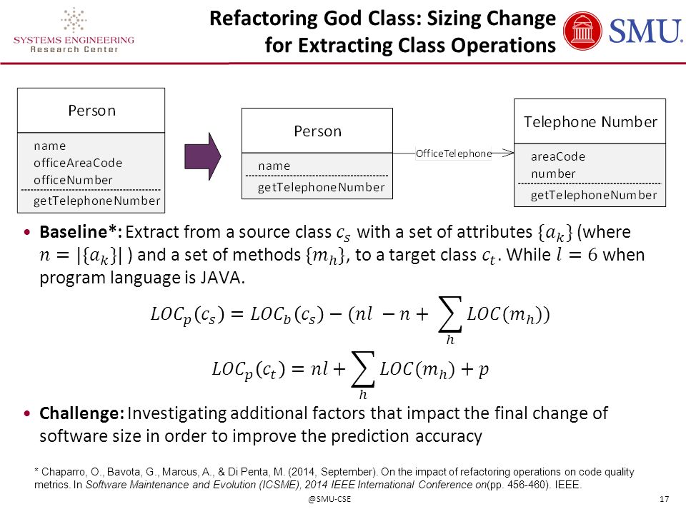 Refactoring God Class: Sizing Change for Extracting Class Operations