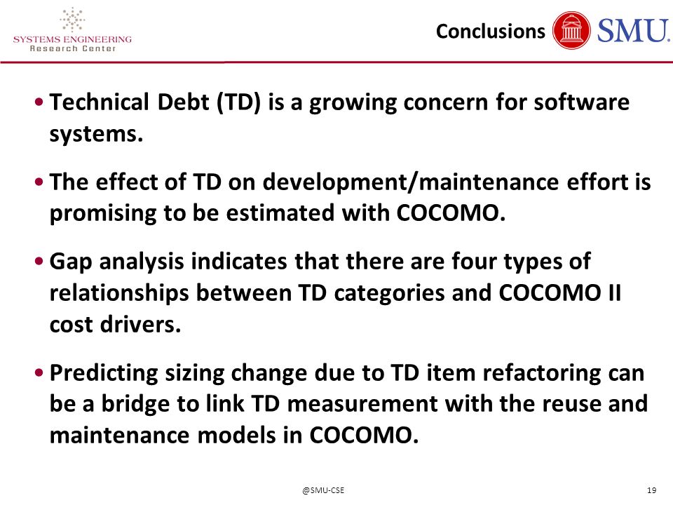 Technical Debt (TD) is a growing concern for software systems.
