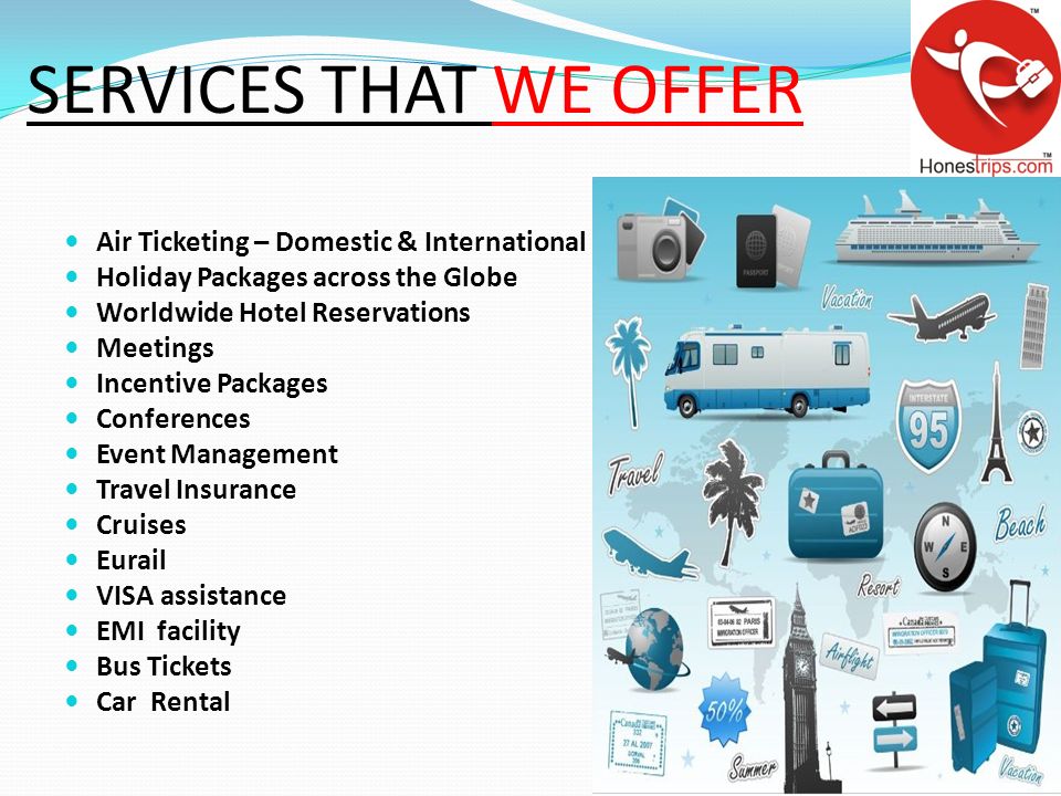SERVICES THAT WE OFFER Air Ticketing – Domestic & International