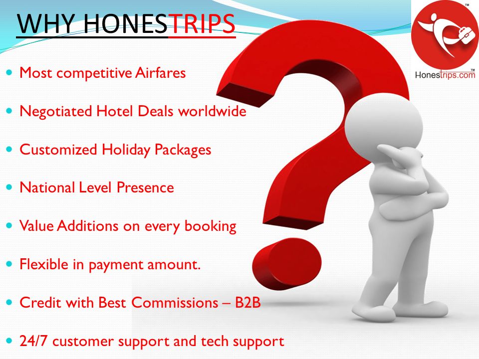 WHY HONESTRIPS Most competitive Airfares