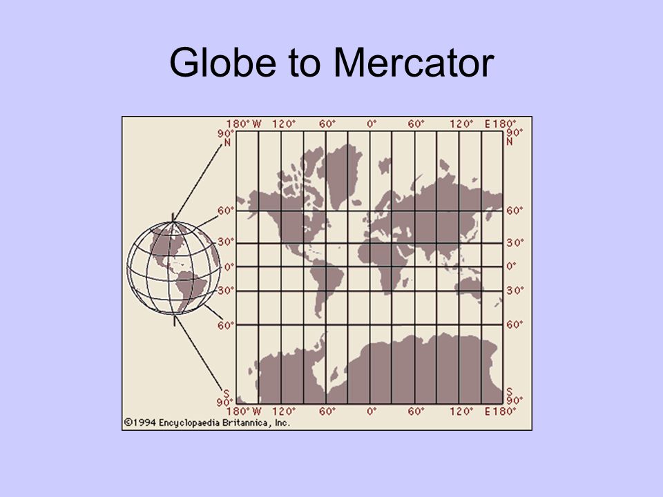 Globe to Mercator
