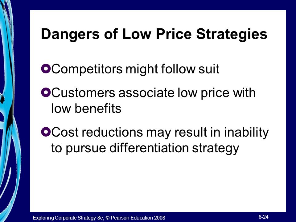 Dangers of Low Price Strategies