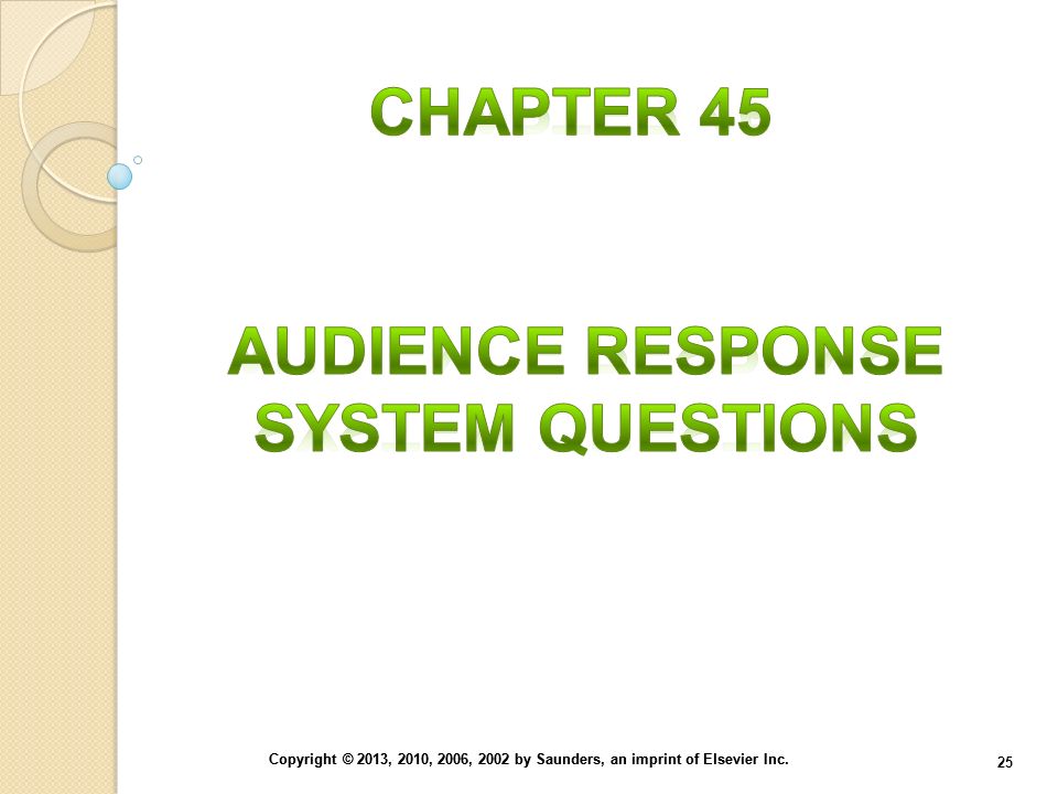 Audience Response System Questions