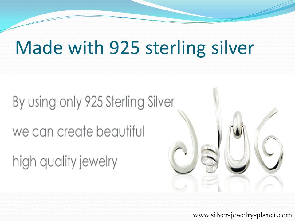 Made with 925 sterling silver
