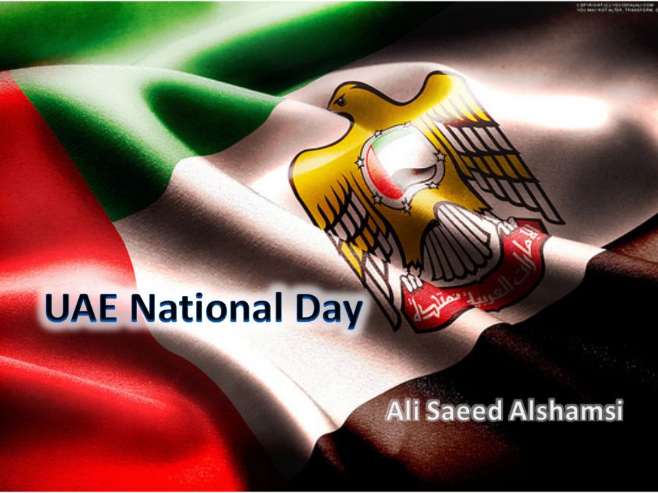 UAE National Day Ali Saeed Alshamsi