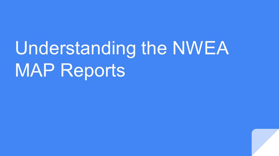 understanding the nwea map reports