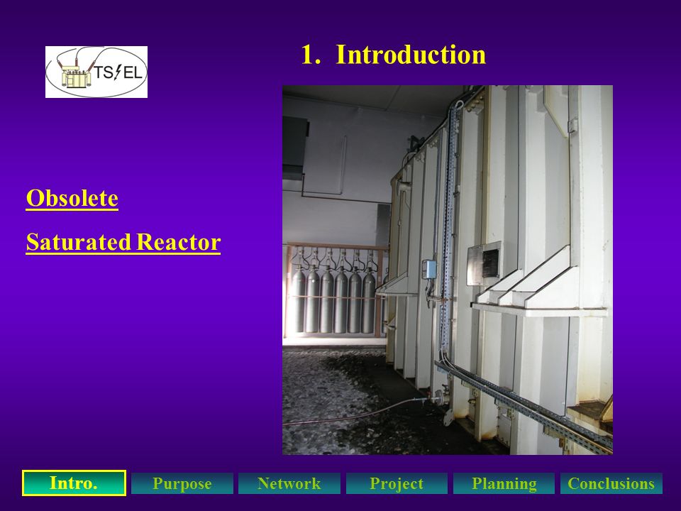 1. Introduction Obsolete Saturated Reactor Intro. Purpose Network