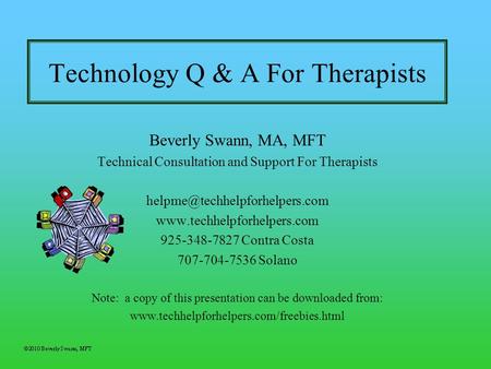 Technology Q & A For Therapists
