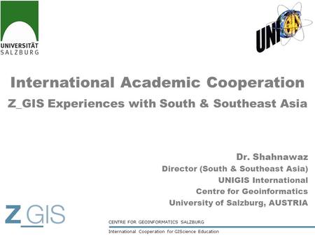 International Academic Cooperation