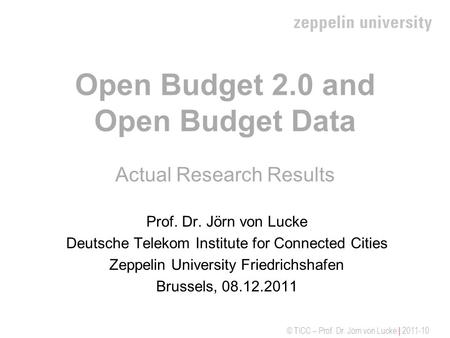 Open Budget 2.0 and Open Budget Data Actual Research Results