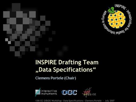 INSPIRE Drafting Team „Data Specifications“