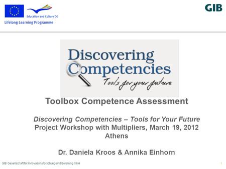 Toolbox Competence Assessment