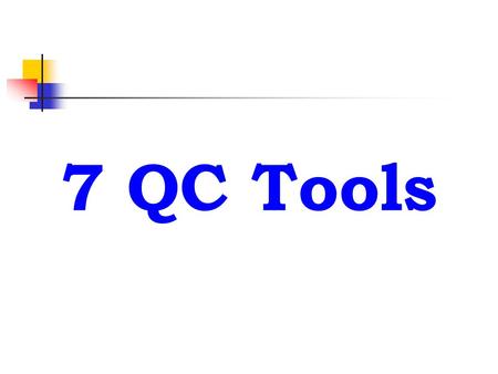 7 QC Tools.