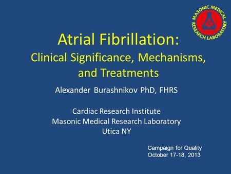 Atrial Fibrillation: Clinical Significance, Mechanisms, and Treatments