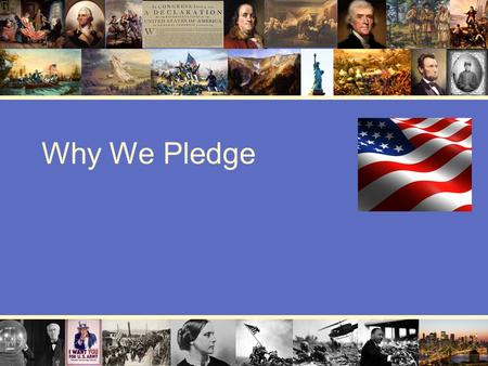 Why We Pledge.
