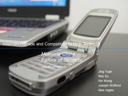 Motorola China Failure of Success