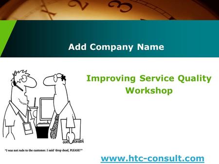Improving Service Quality Workshop