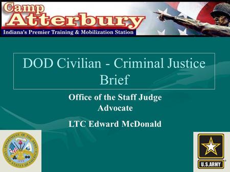 Office of the Staff Judge Advocate