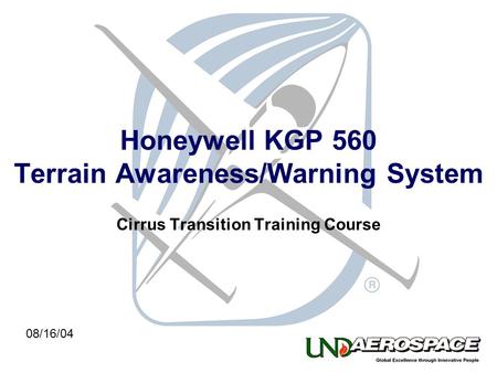 Honeywell KGP 560 Terrain Awareness/Warning System
