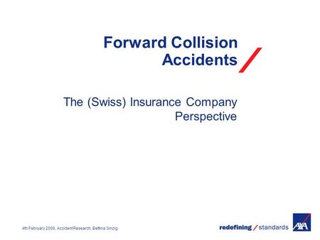 Forward Collision Accidents