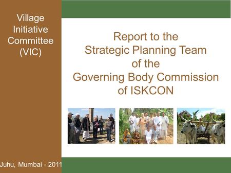 Strategic Planning Team of the Governing Body Commission of ISKCON
