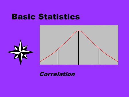 Basic Statistics Correlation.