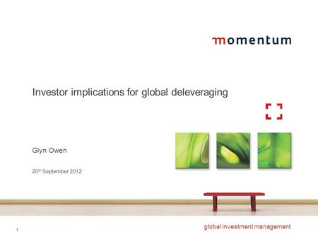 Investor implications for global deleveraging