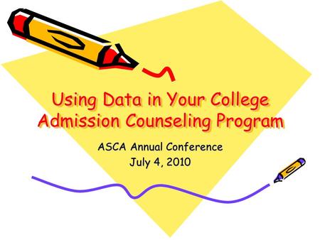 Using Data in Your College Admission Counseling Program