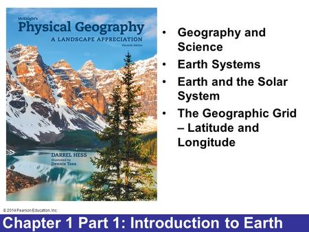Chapter 1 Part 1: Introduction to Earth