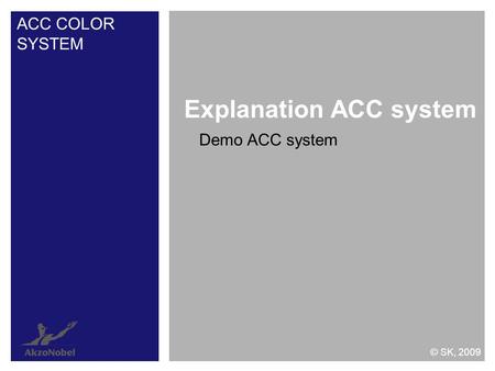 Explanation ACC system