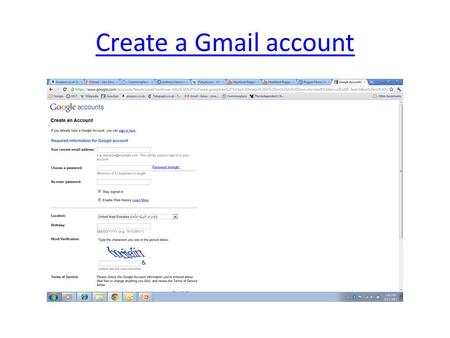Create a Gmail account. After logging in work in Google Documents.