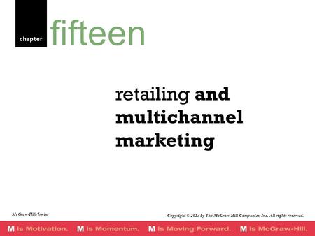 retailing and multichannel marketing