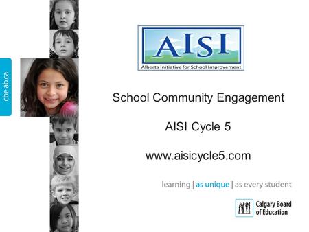 School Community Engagement AISI Cycle 5 www.aisicycle5.com.