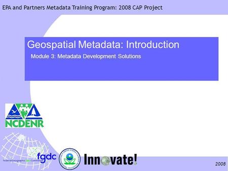 Training Structure Agenda Metadata Creation Considerations