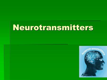 Neurotransmitters.