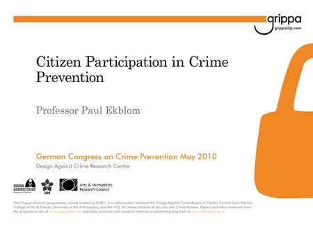 Crime Prevention & Community Safety: Kinds of knowledge relevant to practice Know crime – definitions of offences Know-about crime problems – causes,