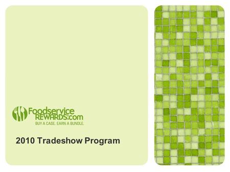 2010 Tradeshow Program.