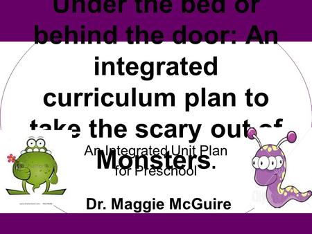 An Integrated Unit Plan for Preschool