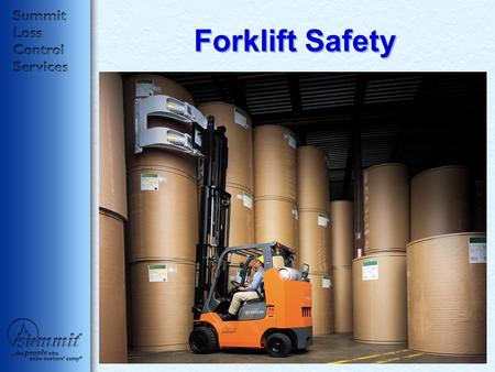 Forklift Safety.