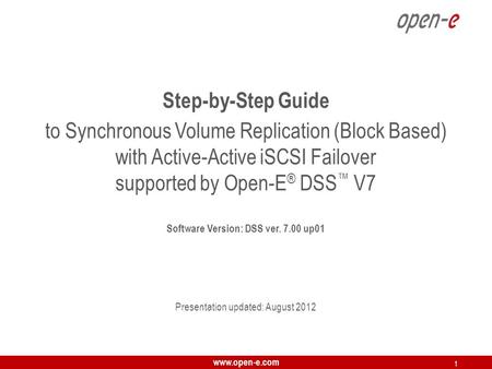 Software Version: DSS ver up01