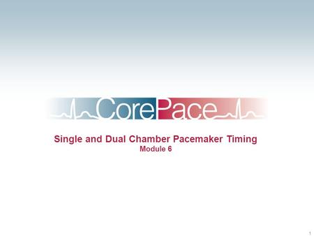 Single and Dual Chamber Pacemaker Timing Module 6