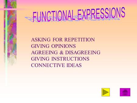 FUNCTIONAL EXPRESSIONS