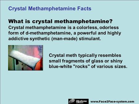 Crystal Methamphetamine Facts