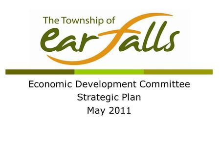 Economic Development Committee Strategic Plan May 2011.