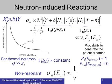 Neutron-induced Reactions