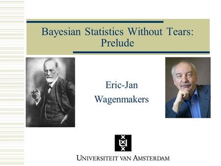 Bayesian Statistics Without Tears: Prelude